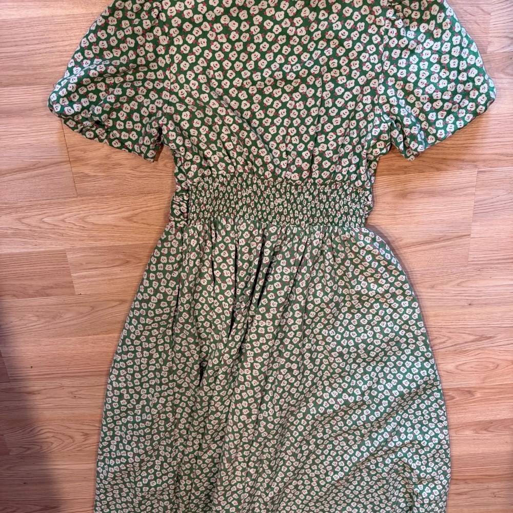 The Catalina Button-Front Dress size 8 M Anthropologie - Picture 9 of 13